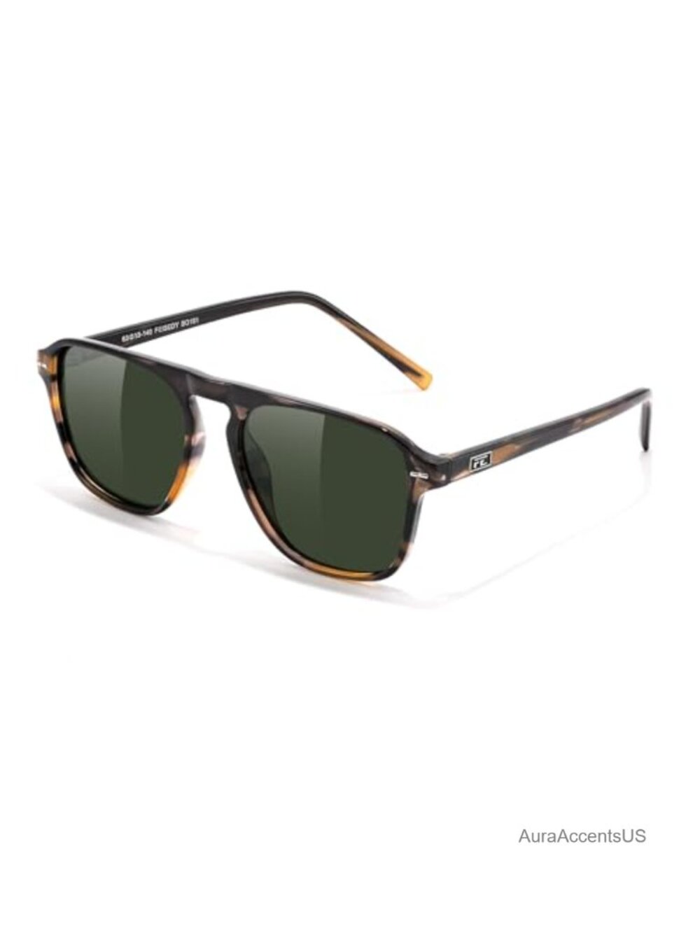 Polarized Aviator Square Sunglasses TR90 Acetate Frame UV400 Unisex